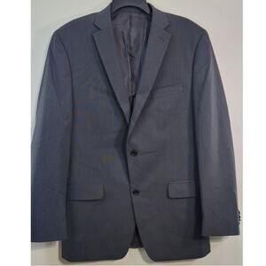 Michael Kors Blazer Size 42L Gray 2 Button Single Breasted Sports Coat Dressy